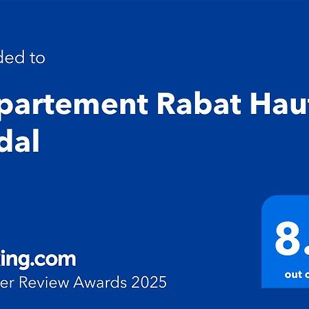 Cosy Appartement Rabat Haut Agdal Eksteriør billede