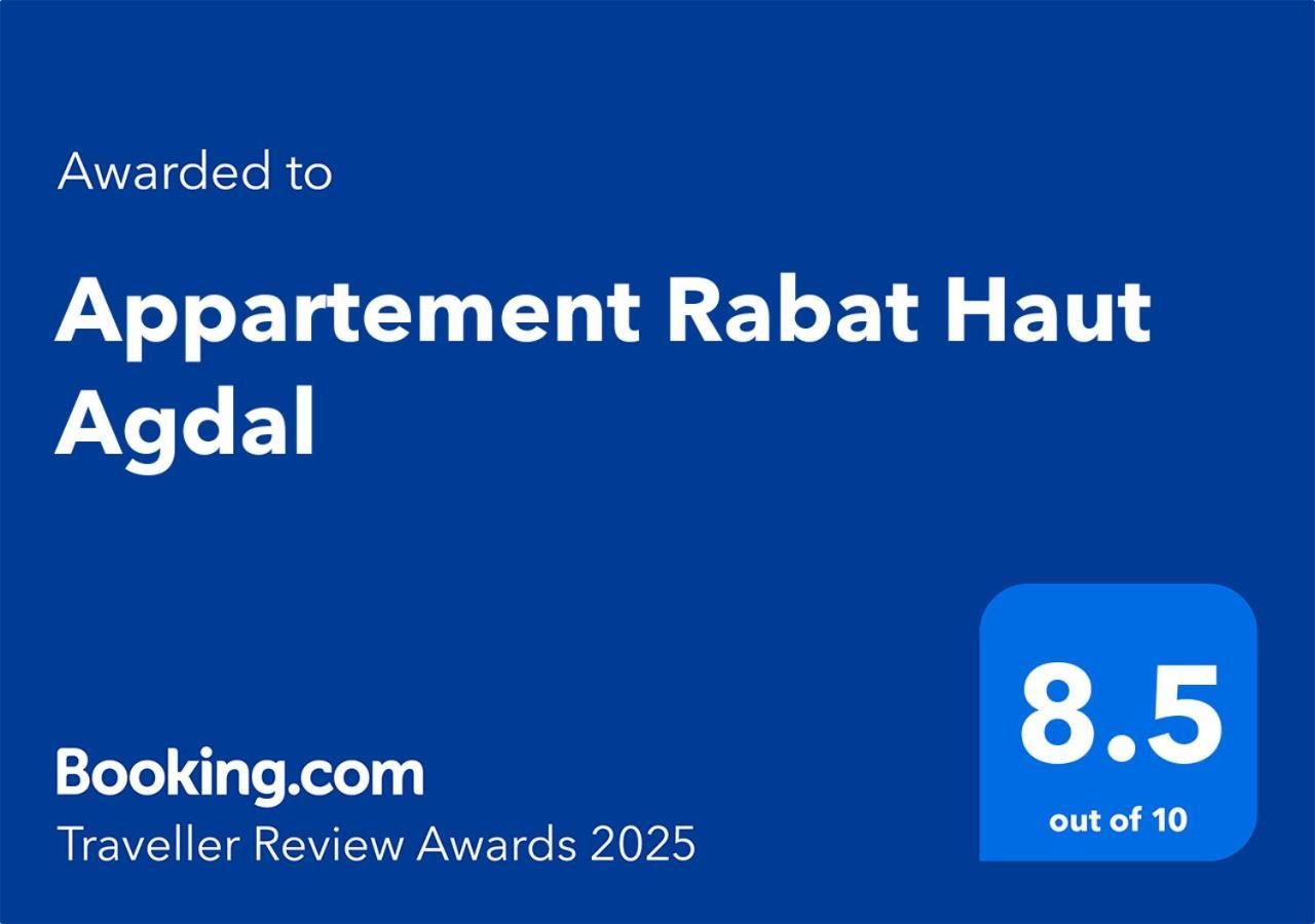 Cosy Appartement Rabat Haut Agdal Eksteriør billede